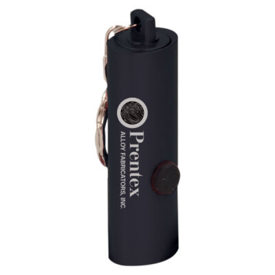 Prentex - Black 3-LED Laserable Flashlight with Keychain Thumbnail