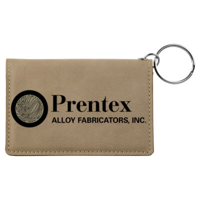 Prentex - Laserable Leatherette Keychain/ID Holder Thumbnail
